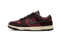 Nike Dunk Low SE Fleece Pack Burgundy Crush
