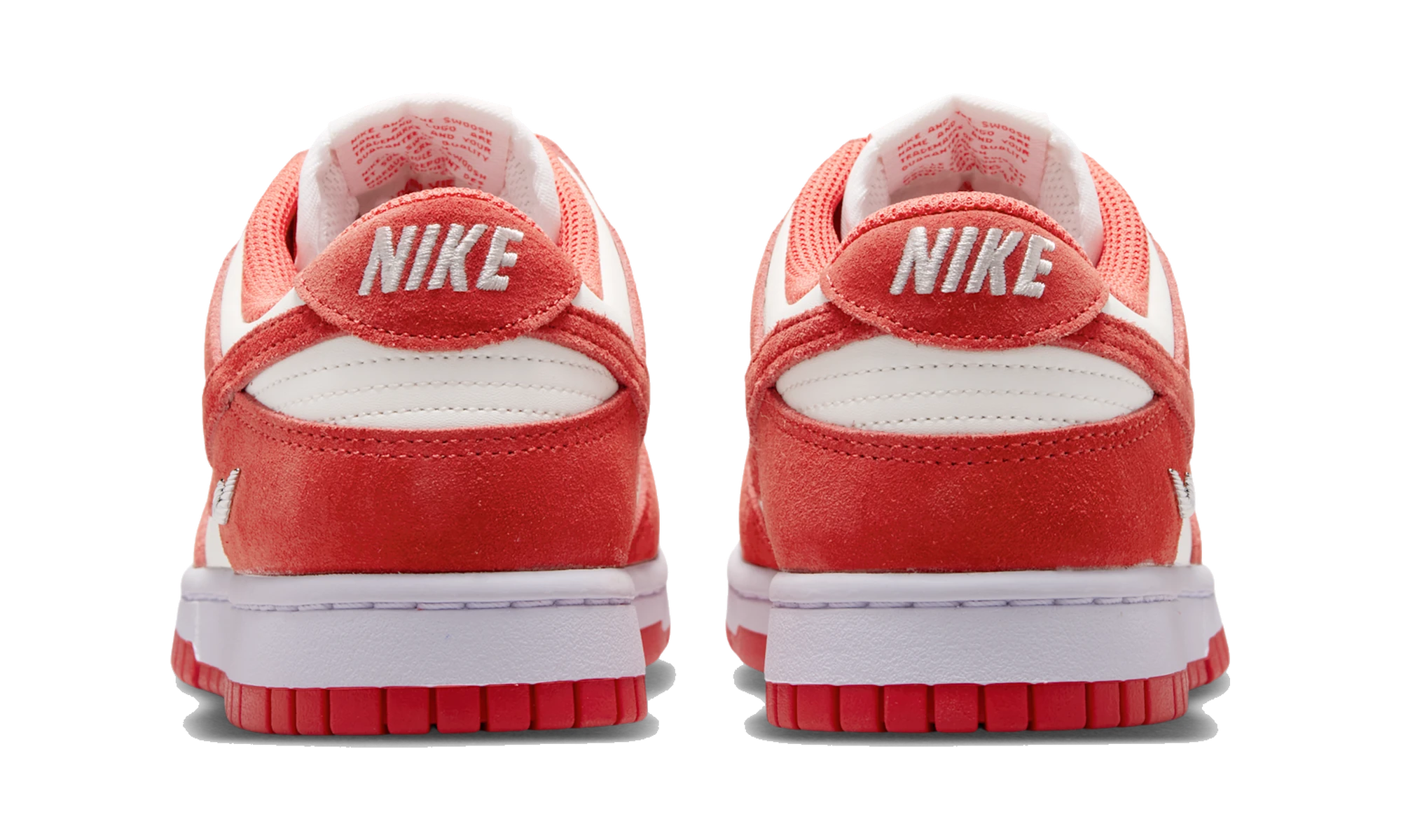 Nike Dunk Low Sail White Metallic Silver Light Crimson