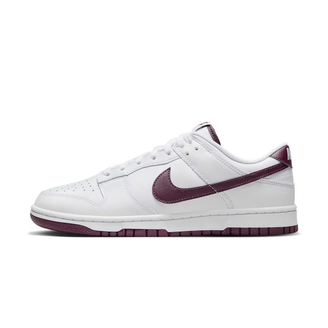 Nike Dunk Low White Night Maroon