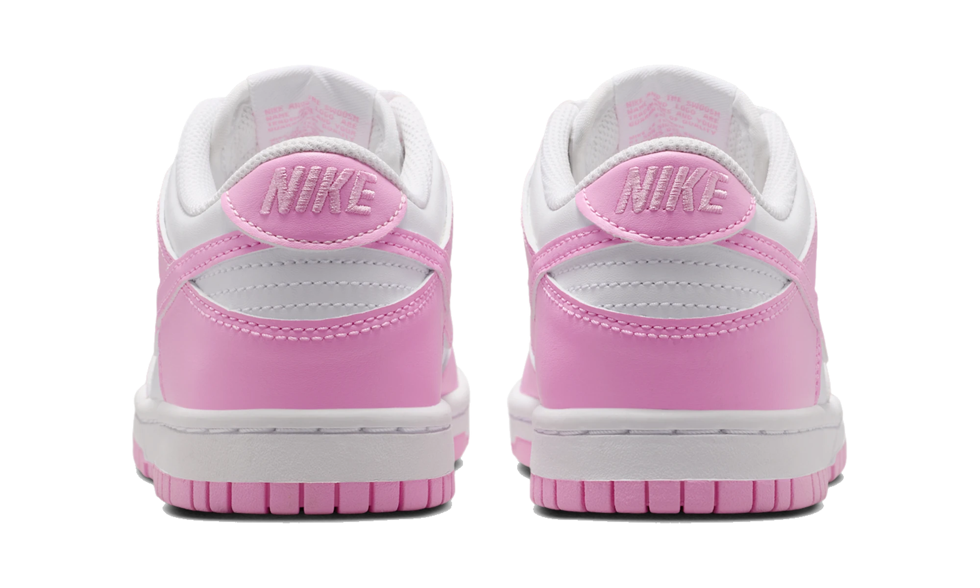 Nike Dunk Low White Pink Rise