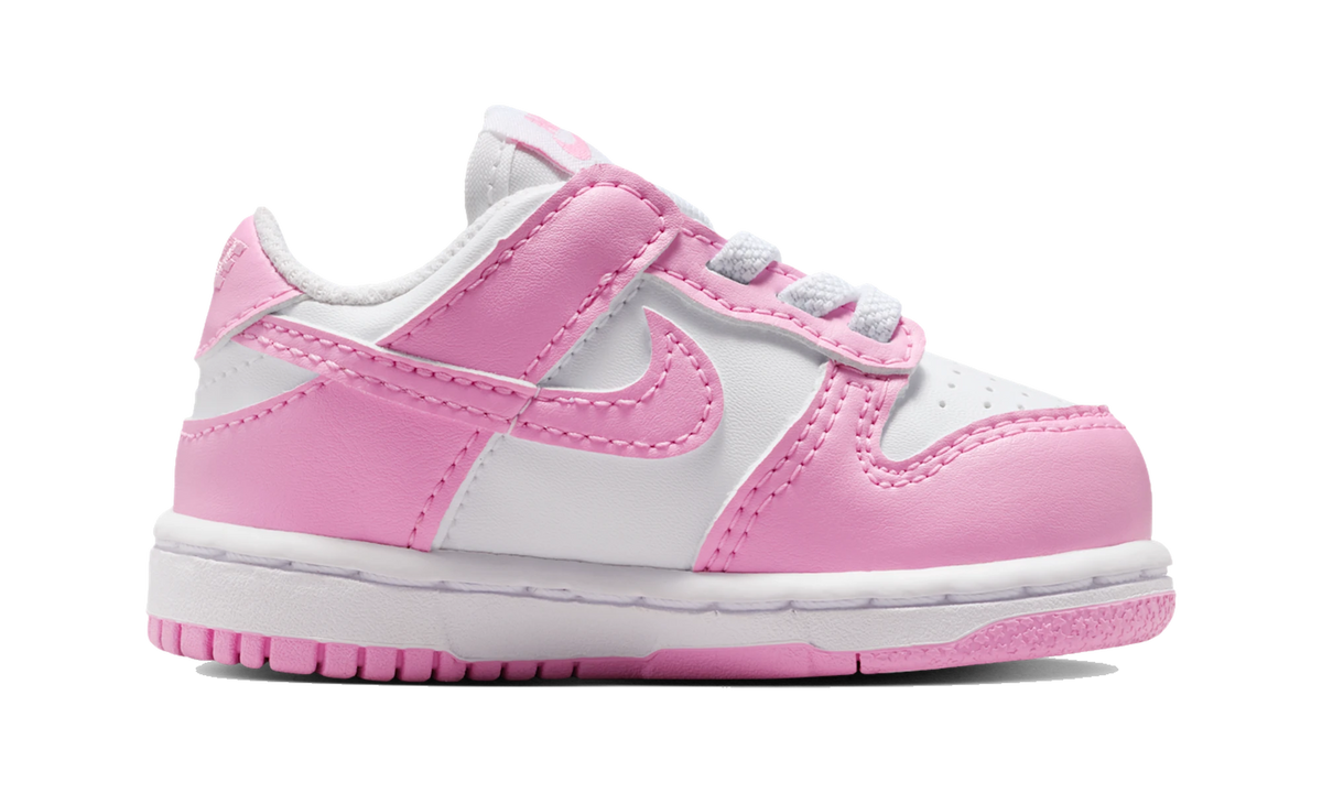 Nike Dunk Low White Pink Rise (TD)