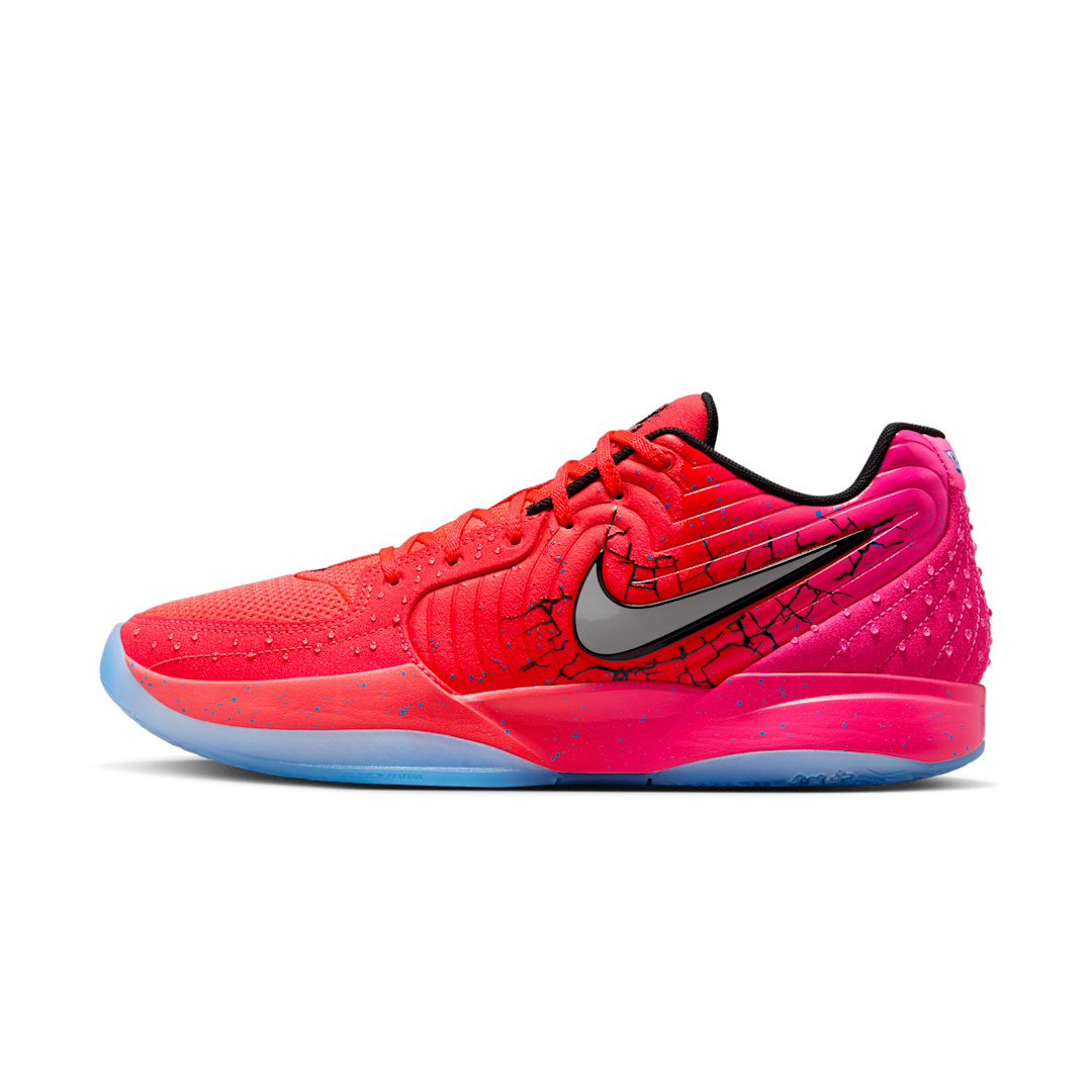 Nike Ja 2 Kool-Aid Tropical Punch, Bright Crimson/Flat Silver/Hyper Pink/Black/Photo Blue (IF0302-600 / IF0303-600)