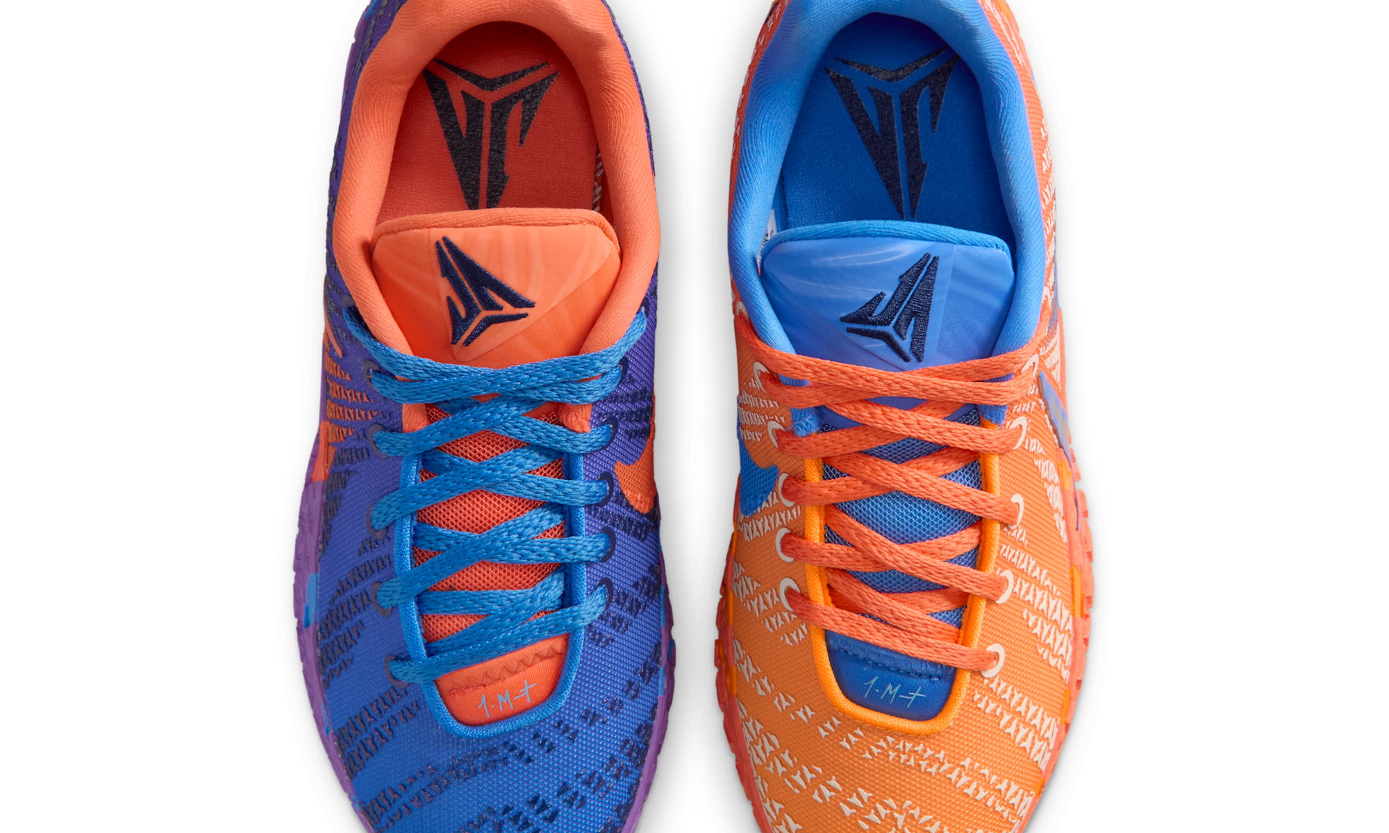 Nike Ja 3 Blue Crystal Turf Orange Midnight Navy Metallic Silver
