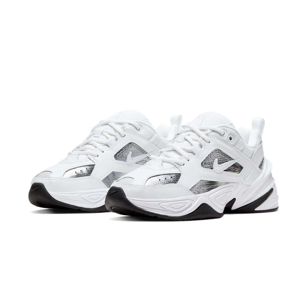 Nike M2K Tekno White Metallic Silver Black