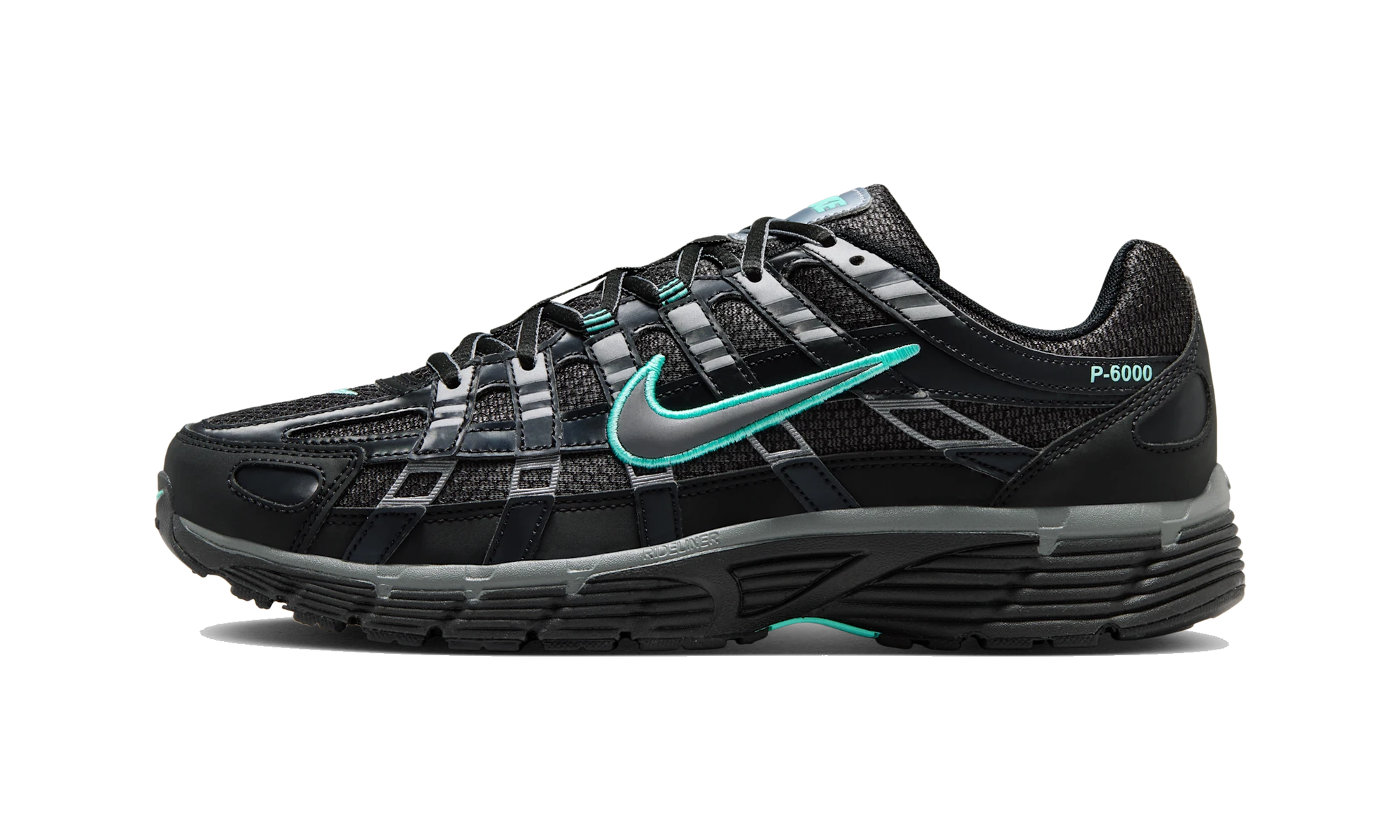 Nike P-6000 Black Hyper Turquoise Cool Grey