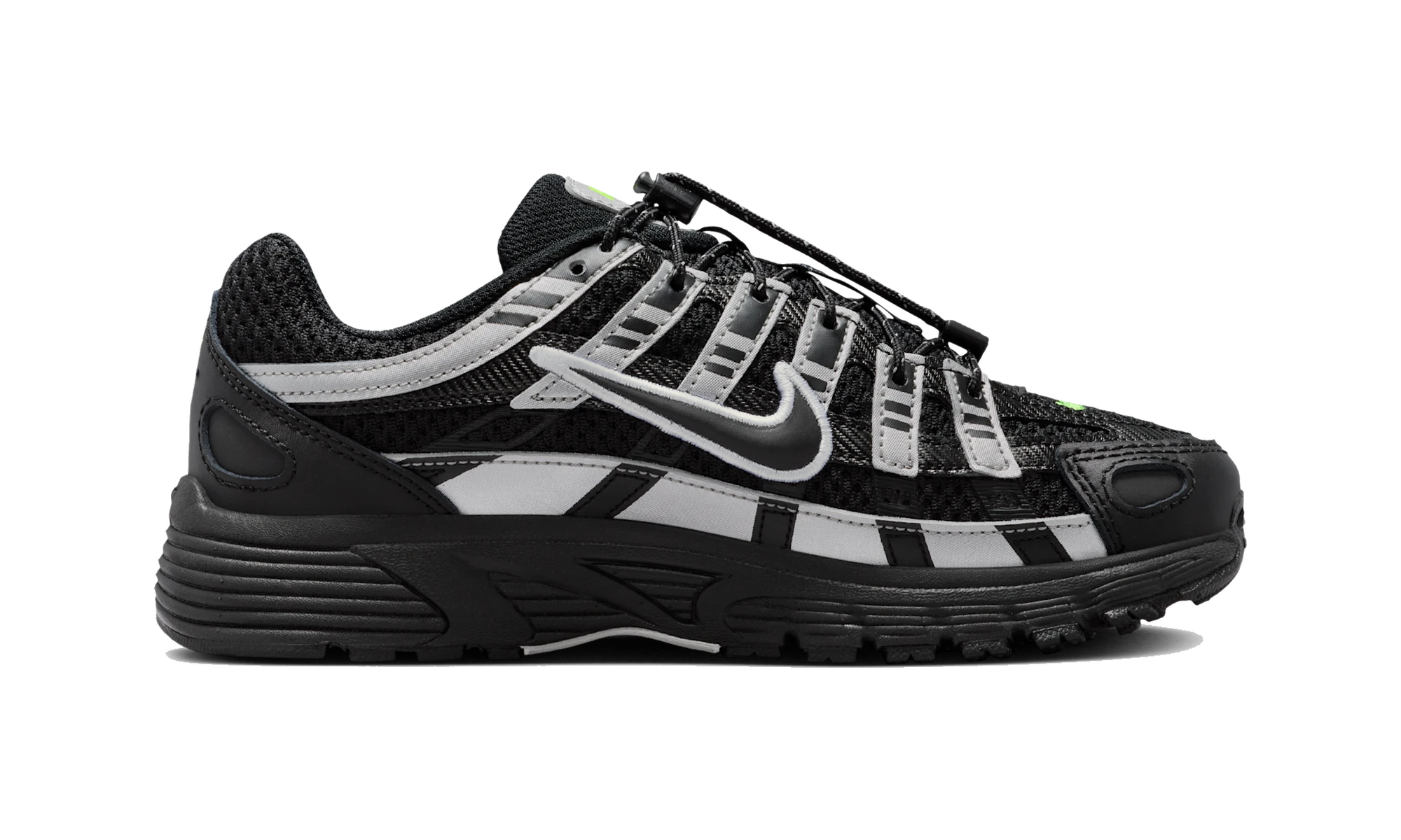 Nike P-6000 Black Metallic Silver Volt Ice