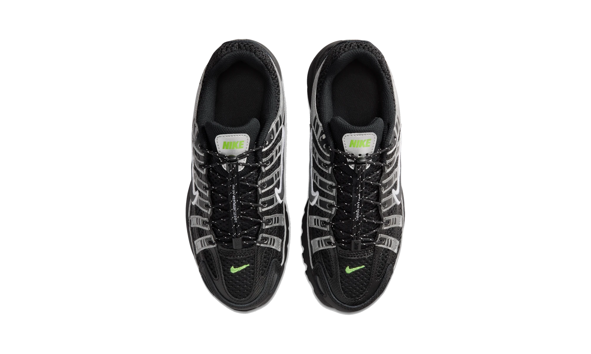 Nike P-6000 Black Metallic Silver Volt Ice