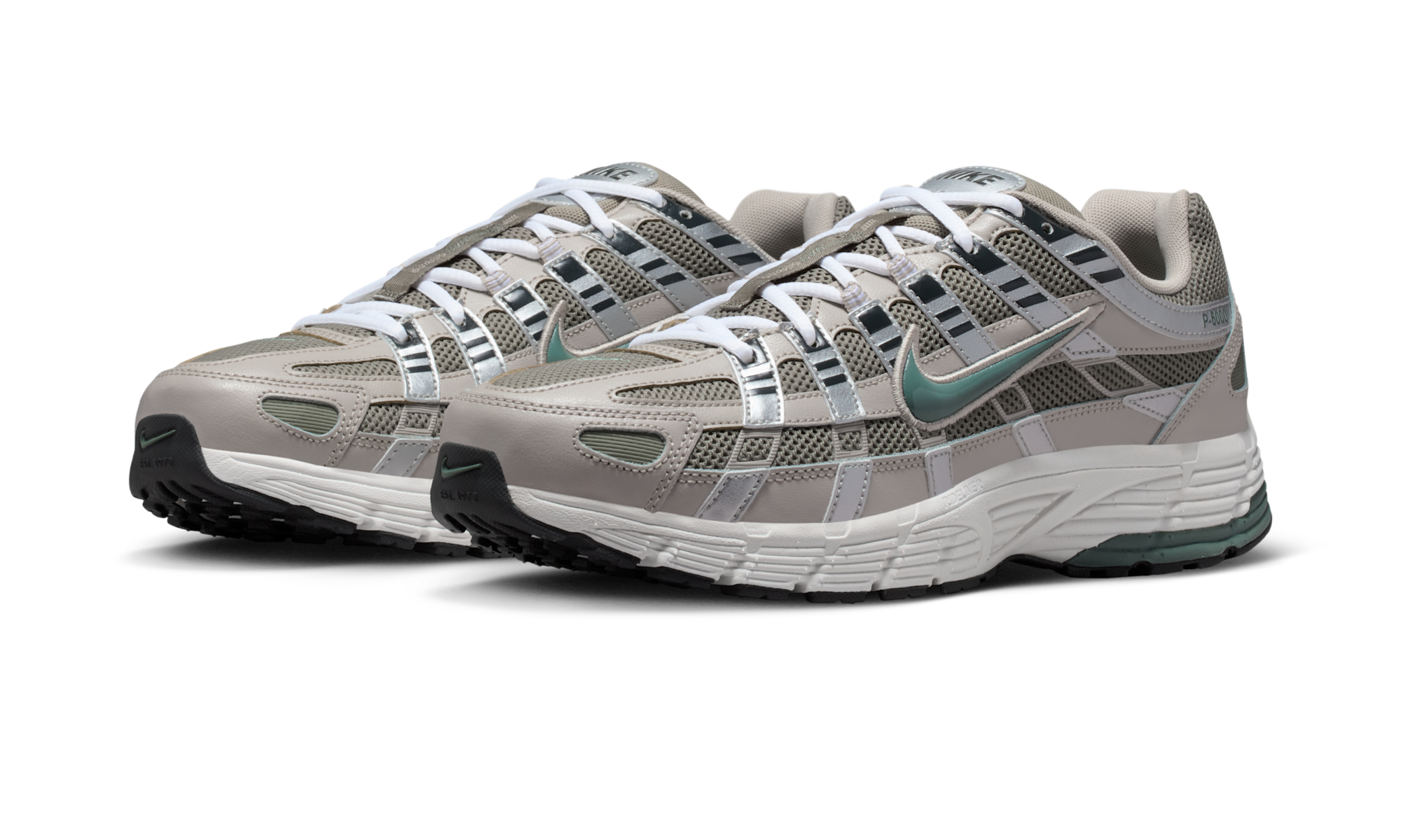 Nike P-6000 Cream Silver Clay Green