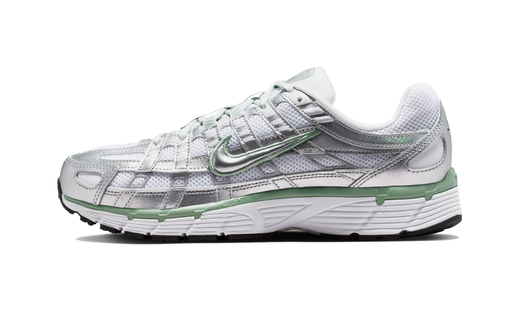 Nike P-6000 Metallic Silver White Steam