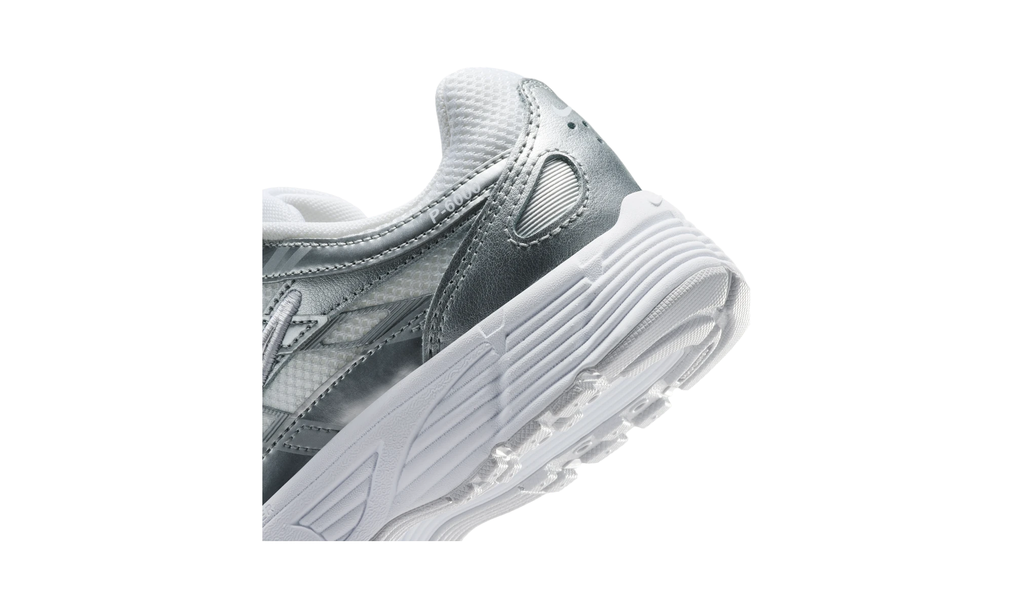 Nike P-6000 White Metallic Silver Vast Grey