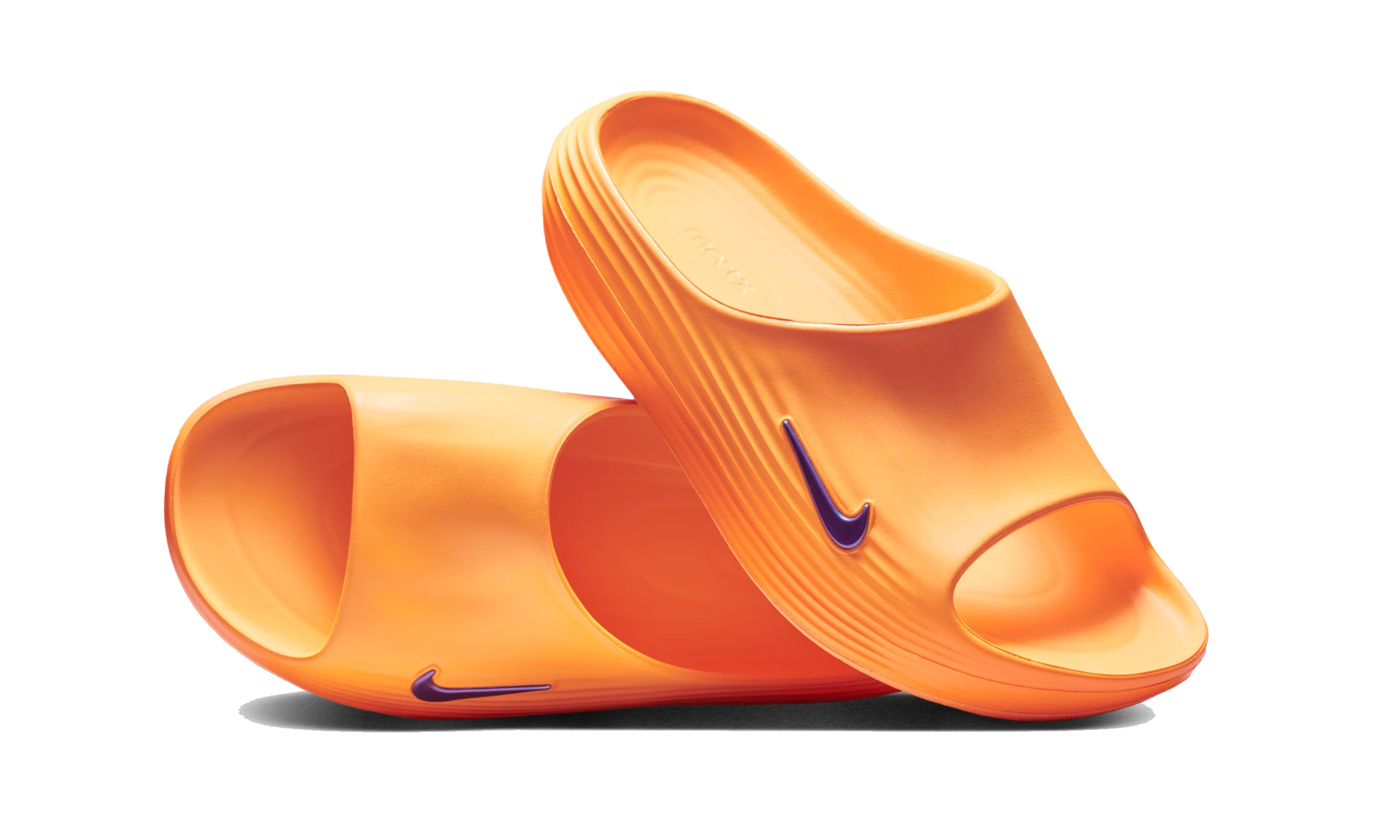 Nike ReactX Rejuven8 Slide Citron Pulse Laser Orange Volt Ice