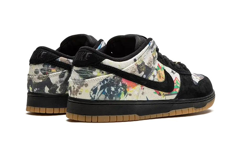 Nike SB Dunk Low Supreme Rammellzee, Black/Black-Multi-Color (FD8778-001)