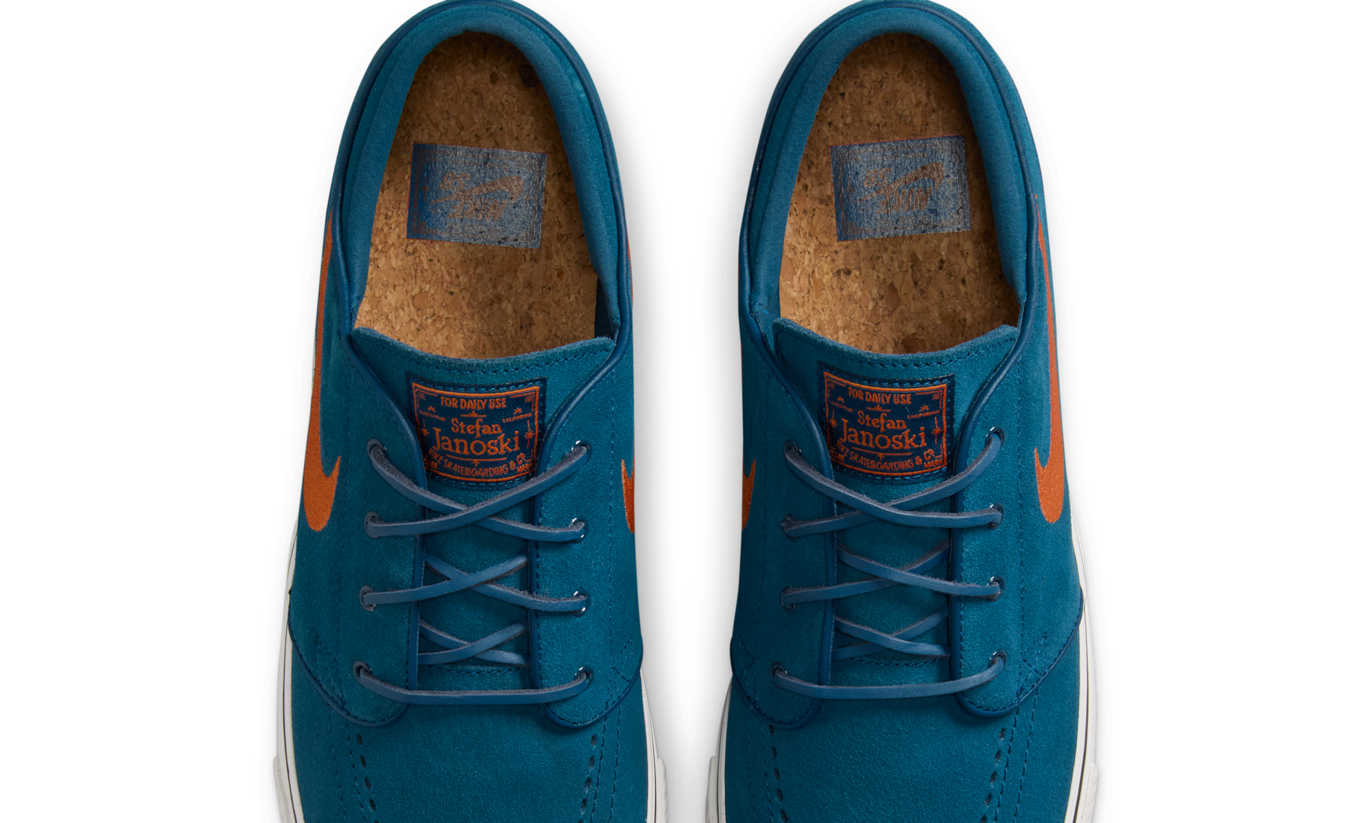 Nike SB Zoom Janoski OG+ Blue Force Campfire Orange