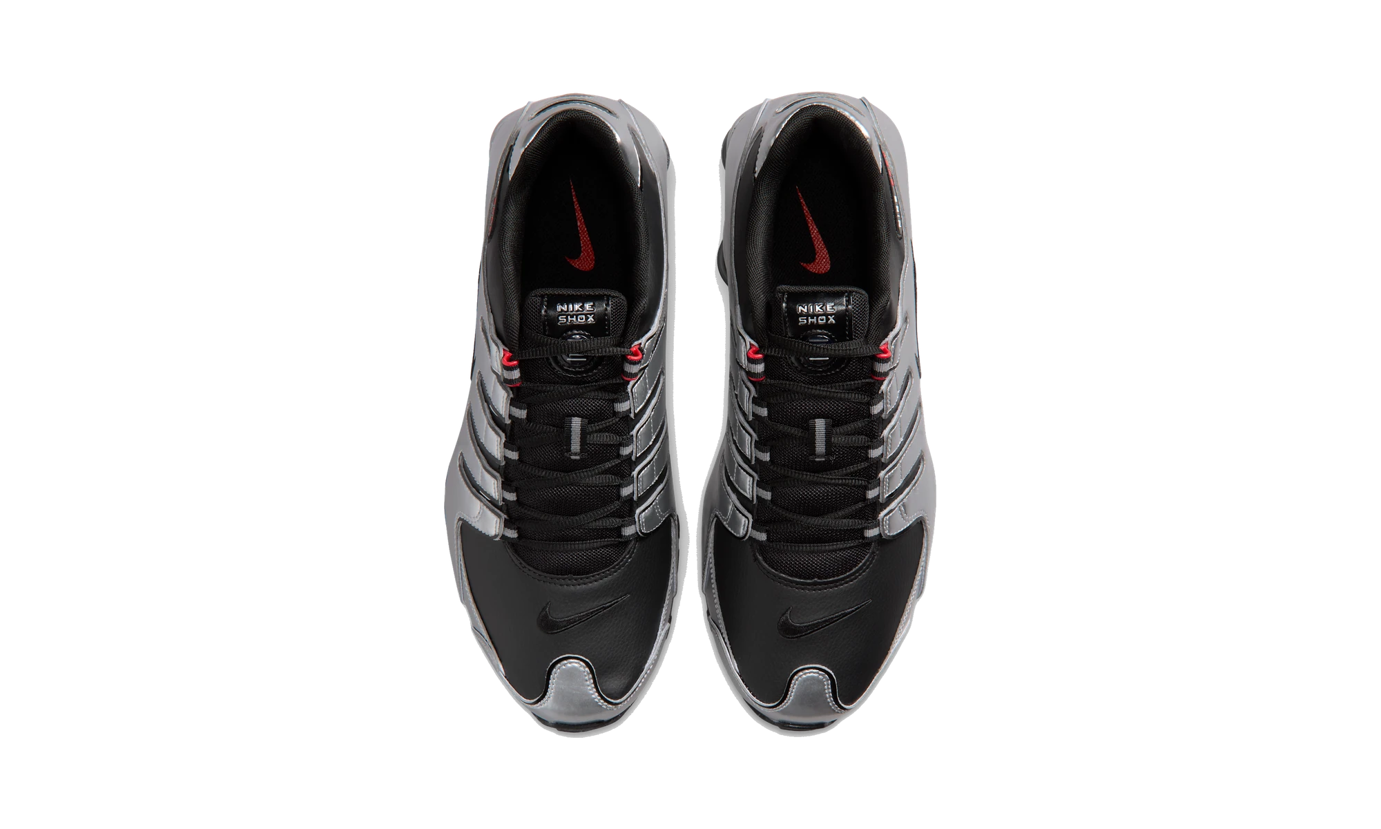 Nike Shox NZ Black Metallic Silver University Red