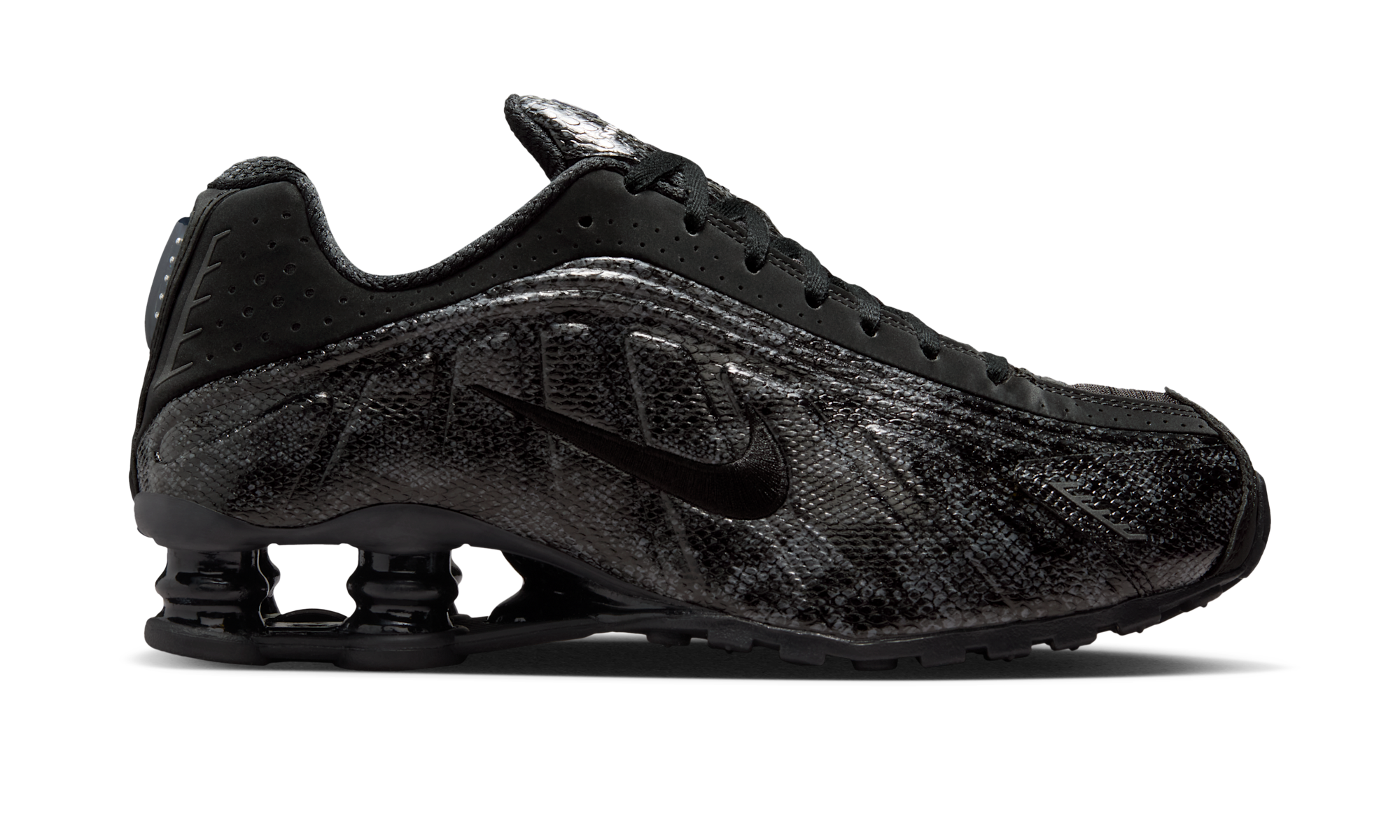 Nike Shox R4 Black Snakeskin