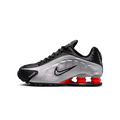 Nike Shox R4 Metallic Silver Black Picante Red