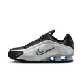 Nike Shox R4 Metallic Silver Black Psychic Blue