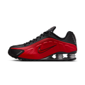 Nike Shox R4 University Red Black Metallic Silver