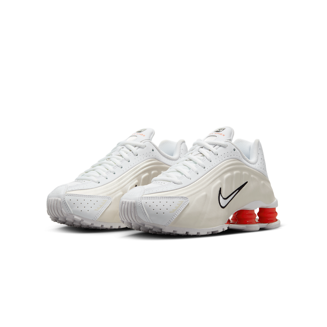 Nike Shox R4 White Phantom Picante Red, White/Phantom/Picante Red/White (CW2626-102)