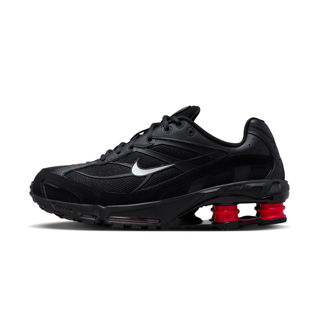 Nike Shox Ride 2 Black University Red, Black/Metallic Medium Ash/University Red/Medium Ash (II7635-001)