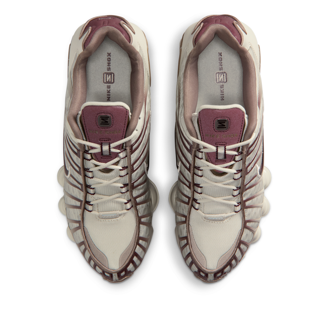 Nike Shox TL Light Bone Burgundy Crush, Light Bone/Mink Brown/Burgundy Crush (IM6013-072)