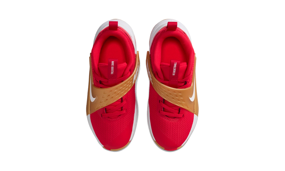 Nike Team Hustle D 12 University Red Metallic Gold (PS)