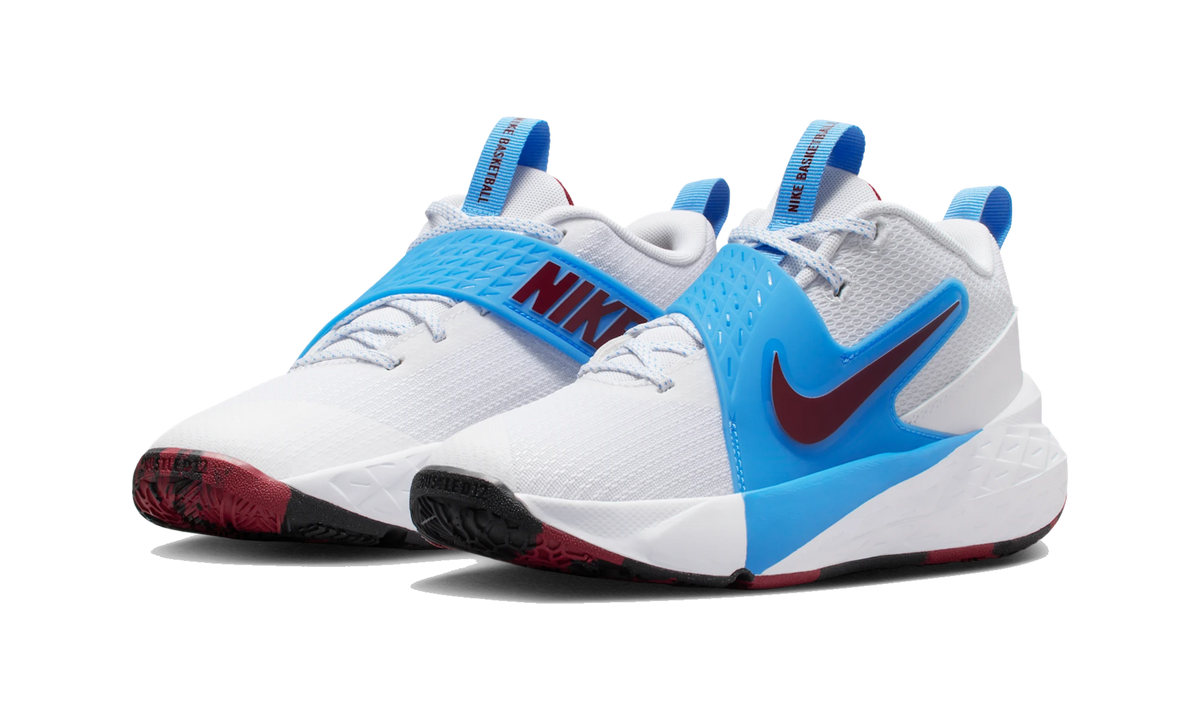 Nike Team Hustle D 12 White University Blue Black Team Red