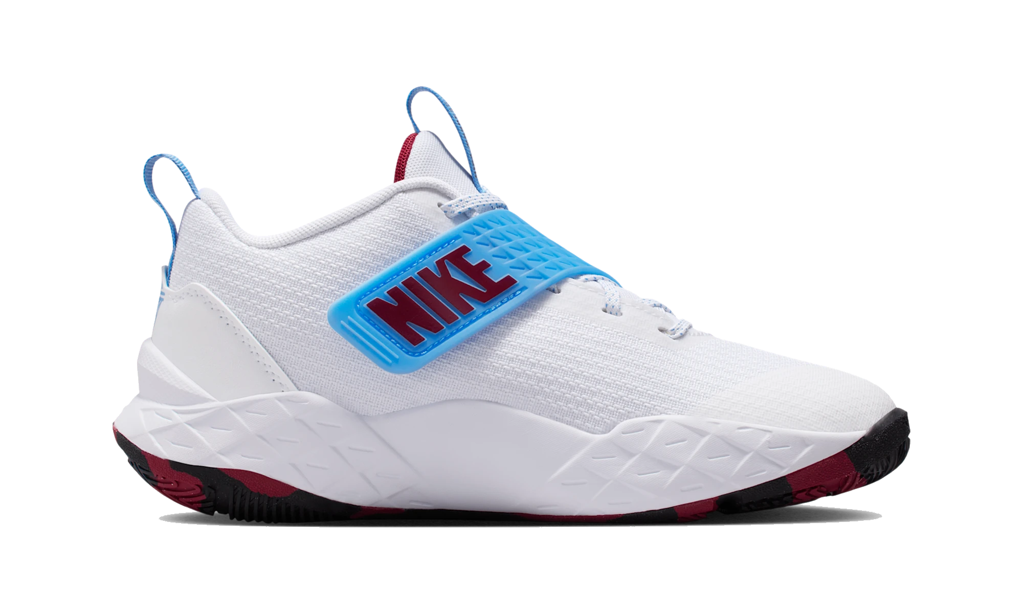 Nike Team Hustle D 12 White University Blue Black Team Red