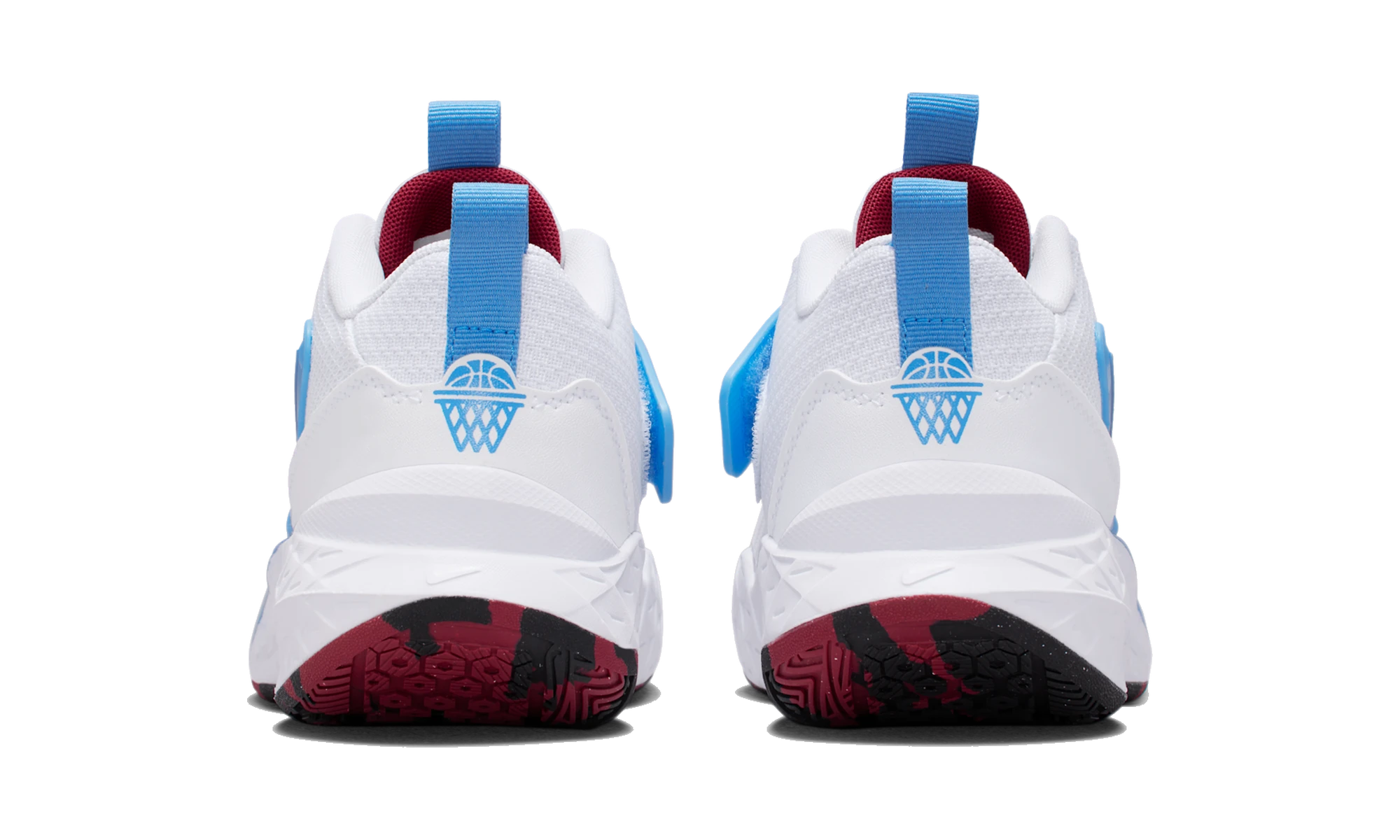 Nike Team Hustle D 12 White University Blue Black Team Red
