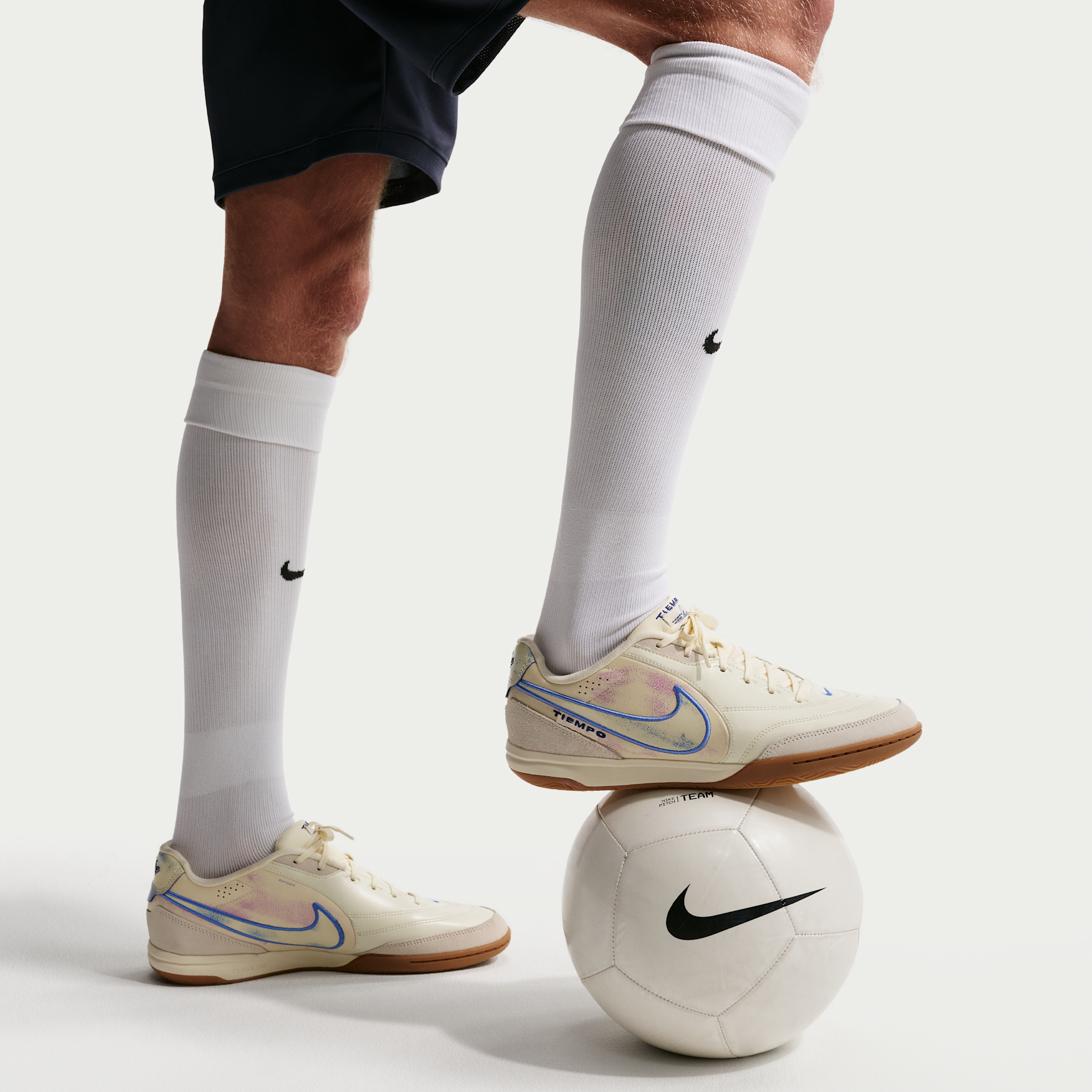 Nike Tiempo Streetgato Premium Coconut Milk Blue Crystal