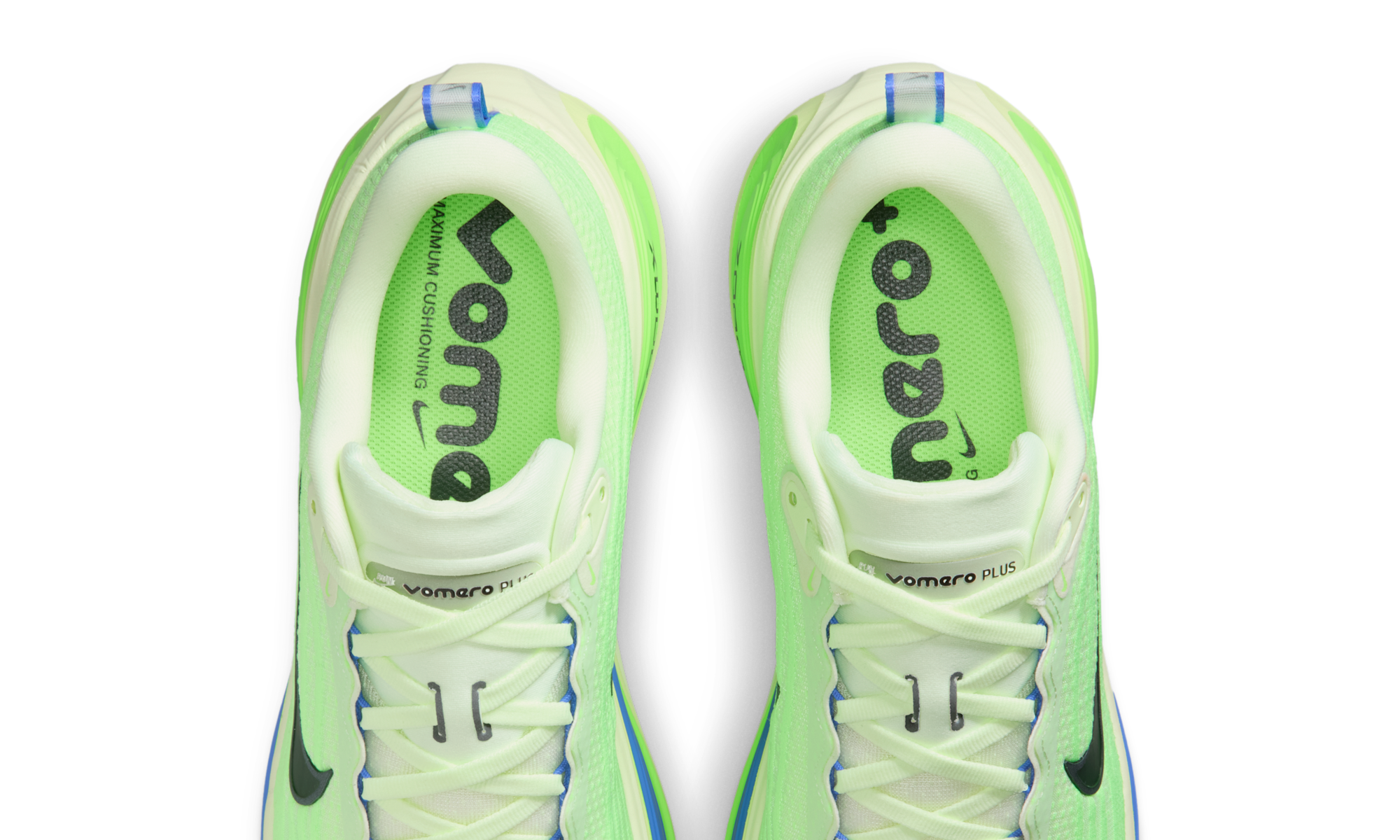 Nike Vomero Plus Volt Tint Lime Blast Sapphire