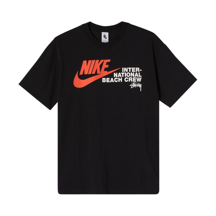 Nike x Stussy International Beach Crew T-Shirt Black
