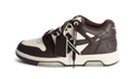 OFF-WHITE Out Of Office OOO Low Tops Chocolate White