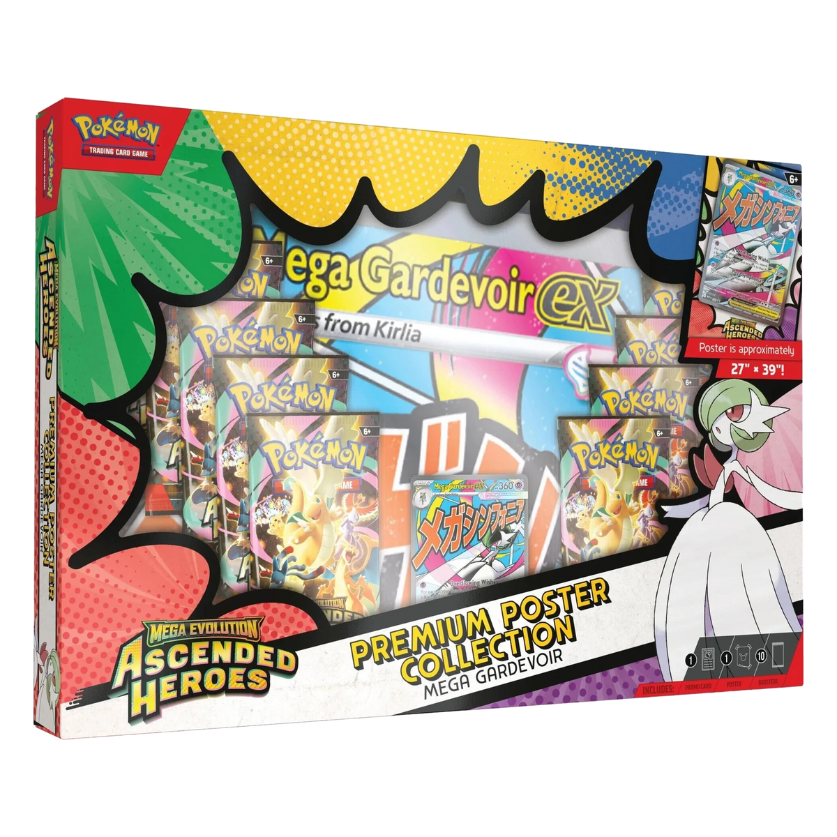 Pokémon TCG Ascended Heroes: Mega Gardevoir Premium Poster Collection