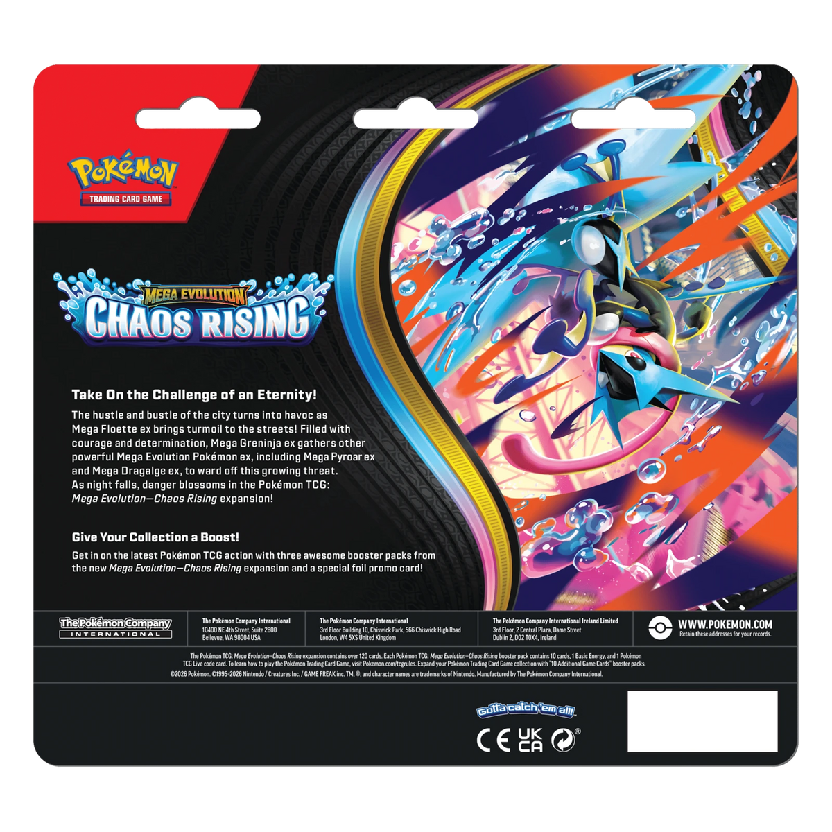 Pokémon TCG Chaos Rising: Charmeleon 3-Pack Blister