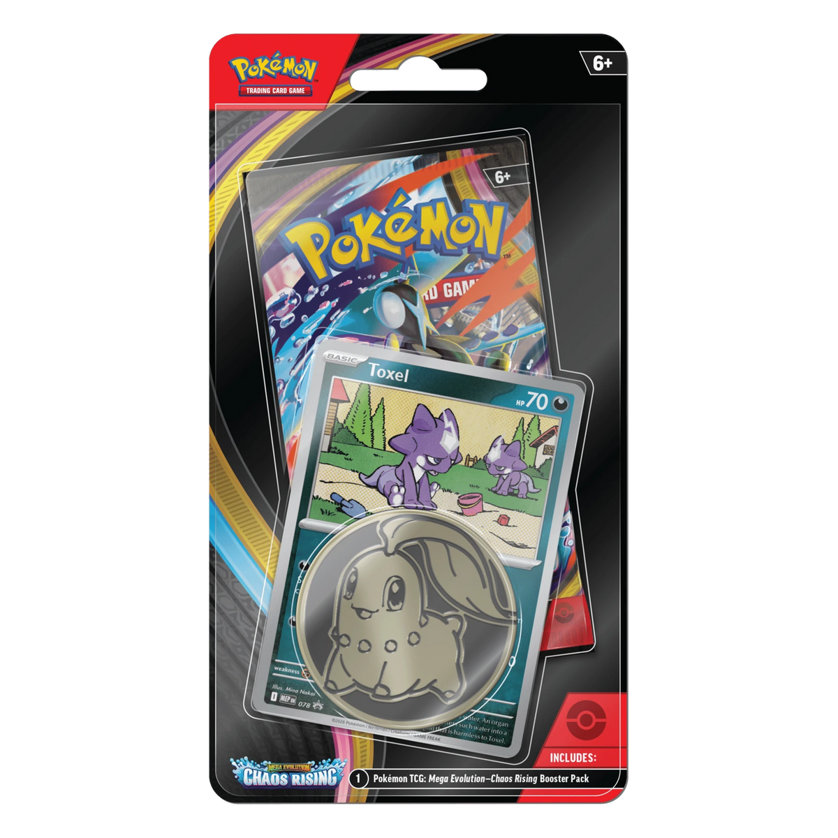 Pokémon TCG Chaos Rising: Toxel 1-Pack Blister