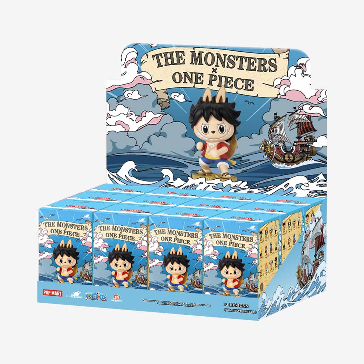 Pop Mart Labubu The Monsters x One Piece Series Figures Blind Box