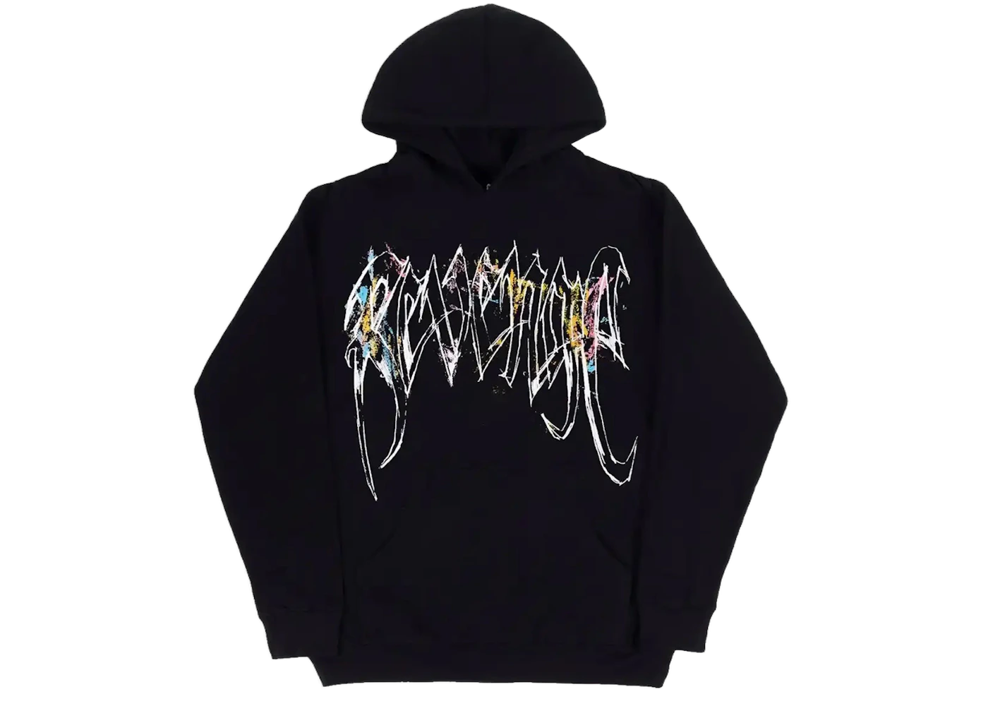 Revenge Durk Painting Hoodie Black