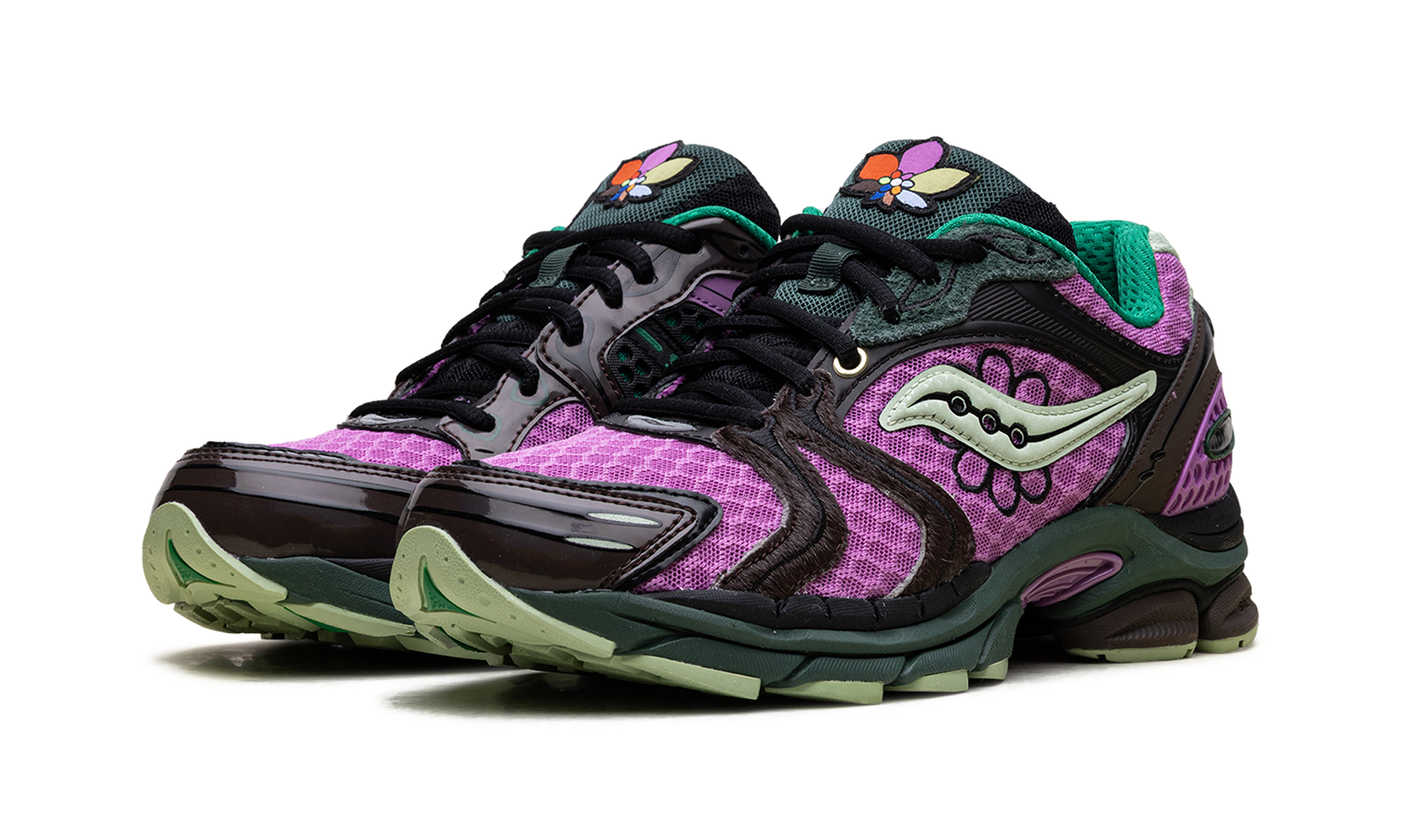 Saucony ProGrid Triumph 4 Jae Tips Flowers Grow Uptown Perilla