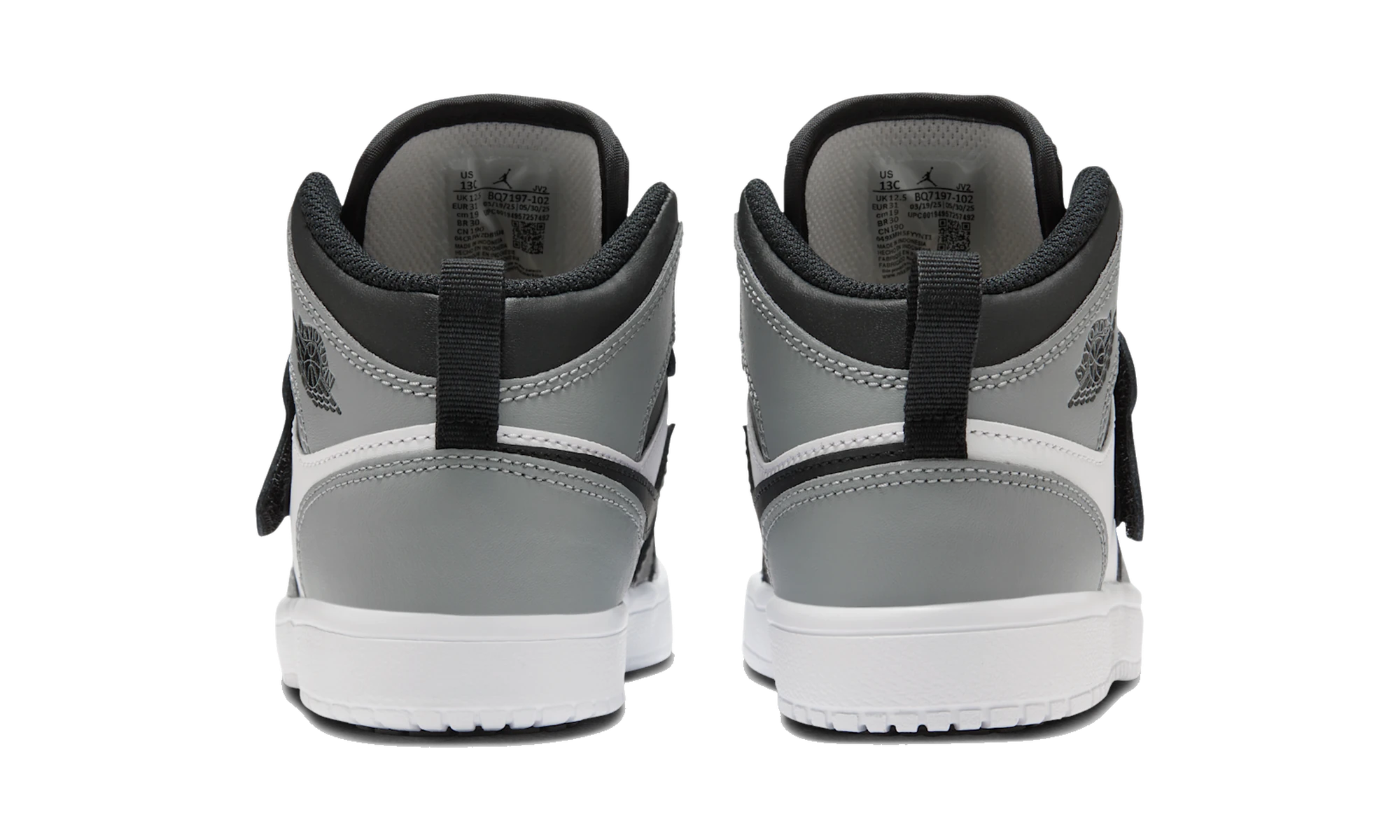 Sky Air Jordan 1 White Black Particle Grey (PS)