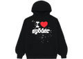 Sp5der I Heart SP5 Hoodie Black