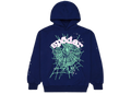 Sp5der OG Web Hoodie Navy