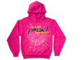 Sp5der P*NK Hoodie Pink