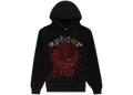 Sp5der Rhinestone OG Web V2 Hoodie Black