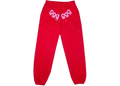 Sp5der Worldwide Red Angel Number 555 Sweatpants Red