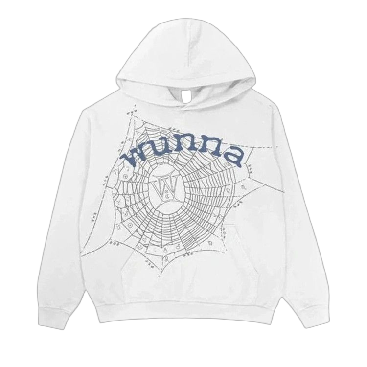 Sp5der Wunna Hoodie White