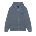 Stussy Basic Zip Hoodie Pigment Dyed Navy