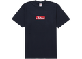 Supreme Arabic Box Logo Tee Navy