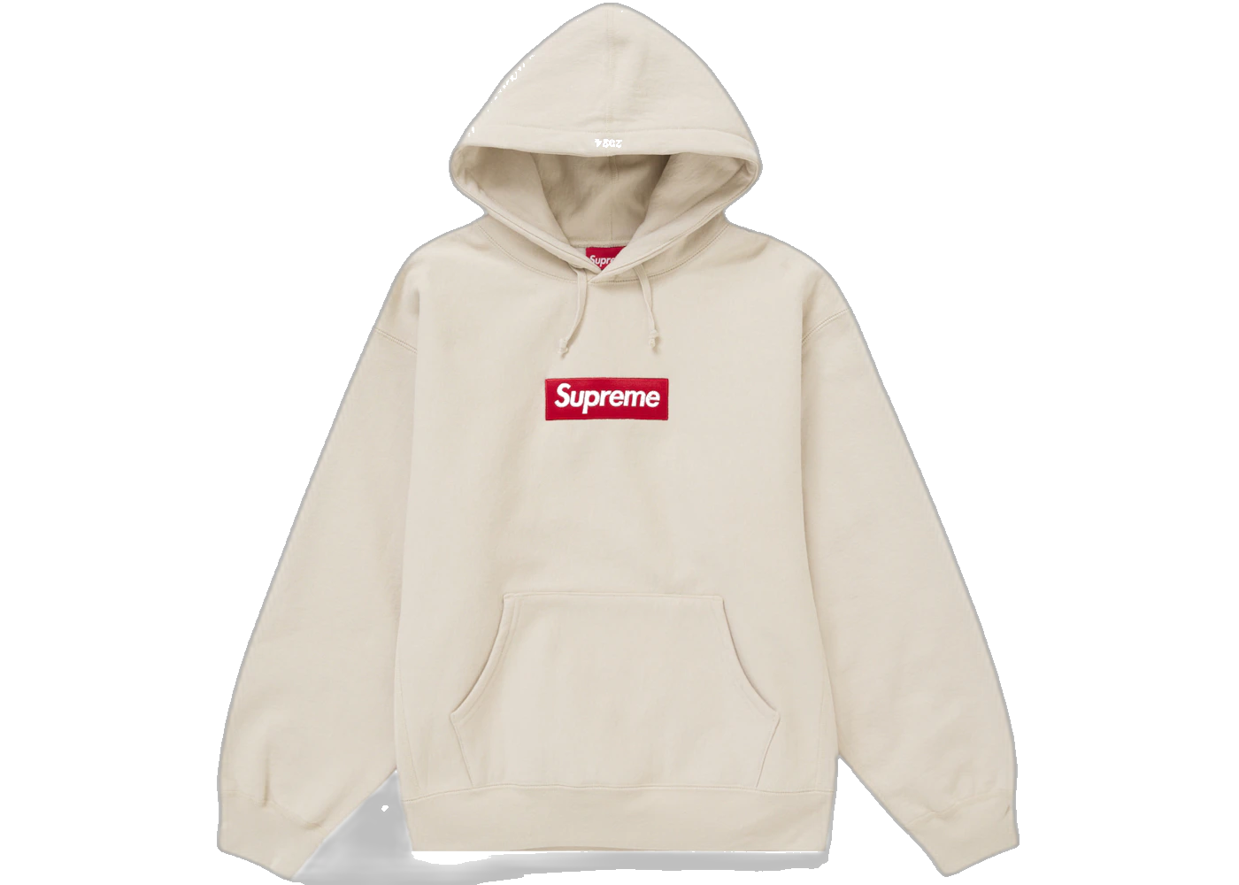Supreme Box Logo Hooded Sweatshirt (FW24) Stone - Sneak