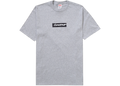 Supreme Futura Box Logo Tee Heather Grey